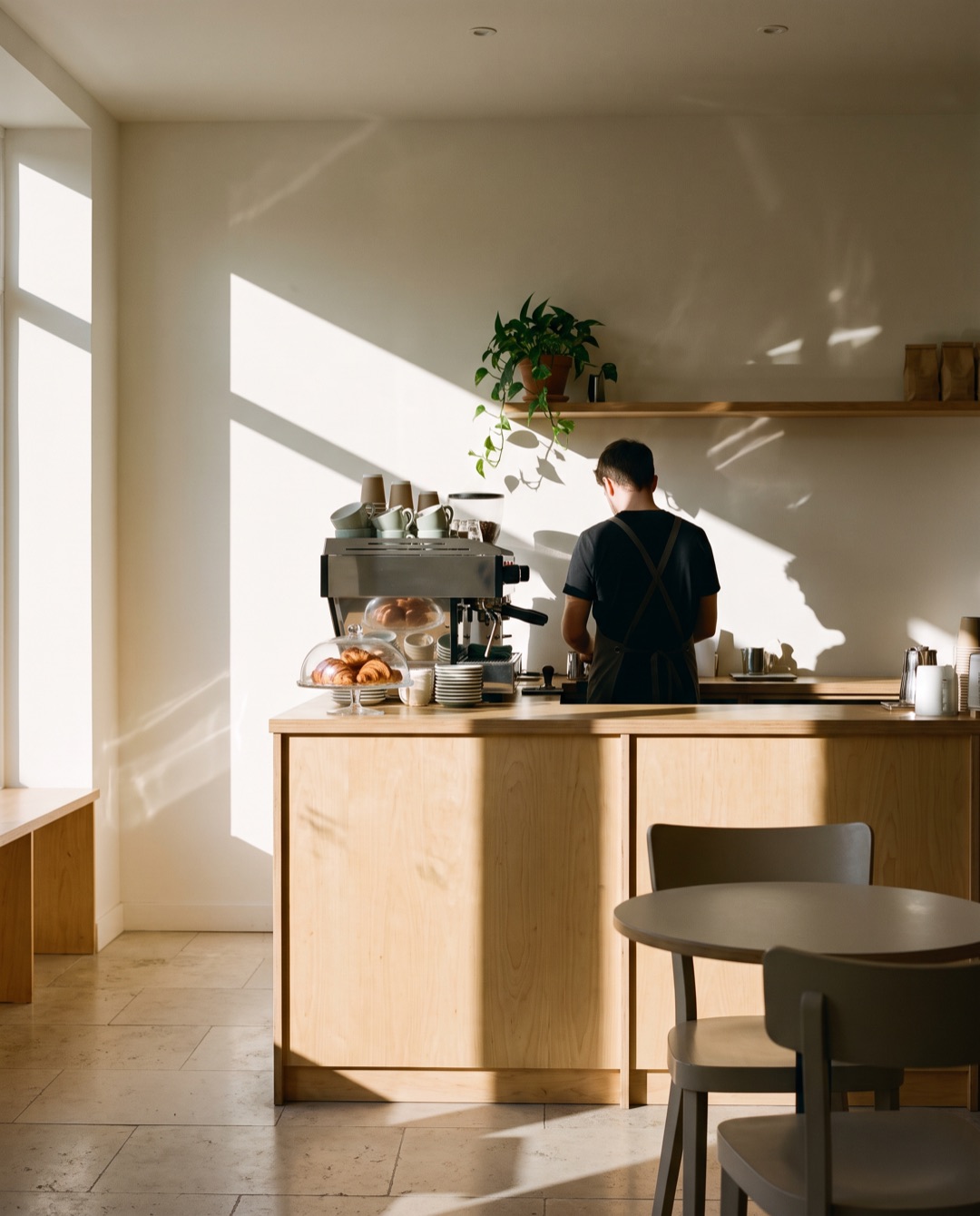 Illustrative interior for Morning Arch Café
